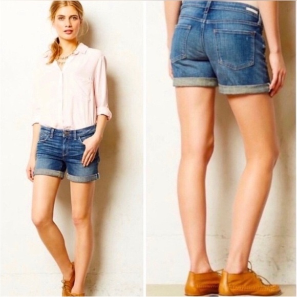 Pilcro and the Letterpress Pants - Pilcro and the Letterpress Anthropologie Jean Shorts size 28